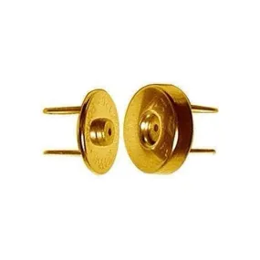 12mm Gold, Magnetic Snap, Steel, #P-2406-GOLD