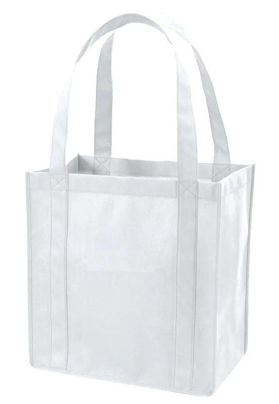 200 ct Reusable Grocery Bag / Shopping Tote with PL Bottom - By Case