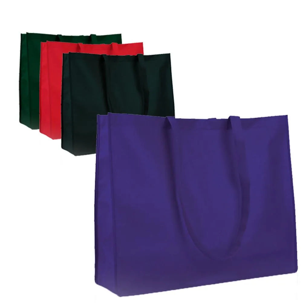 250 ct Promotional Large Size Non-Woven Tote Bag - By Case