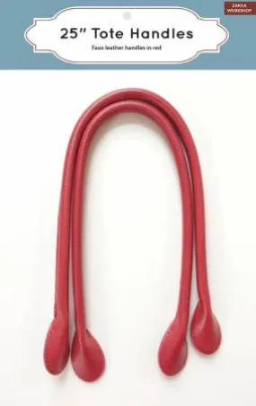 25in Tote Handles - Red