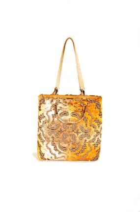 Baroque Gold Small Tote