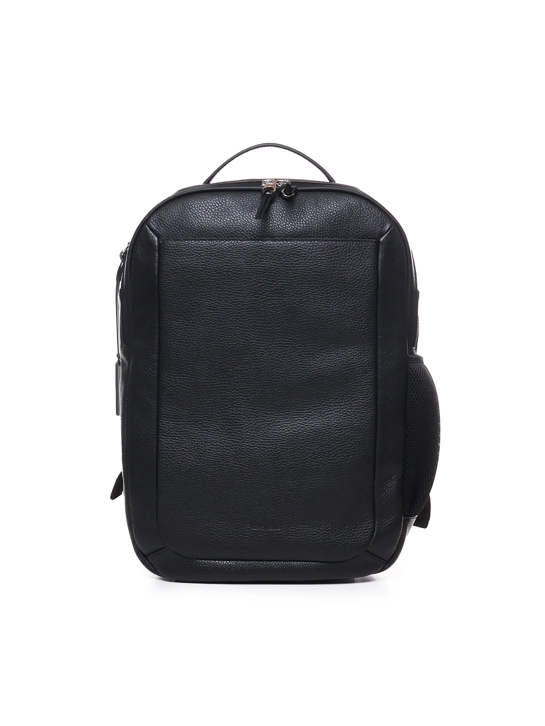 Black Polyamide Soft Backpack