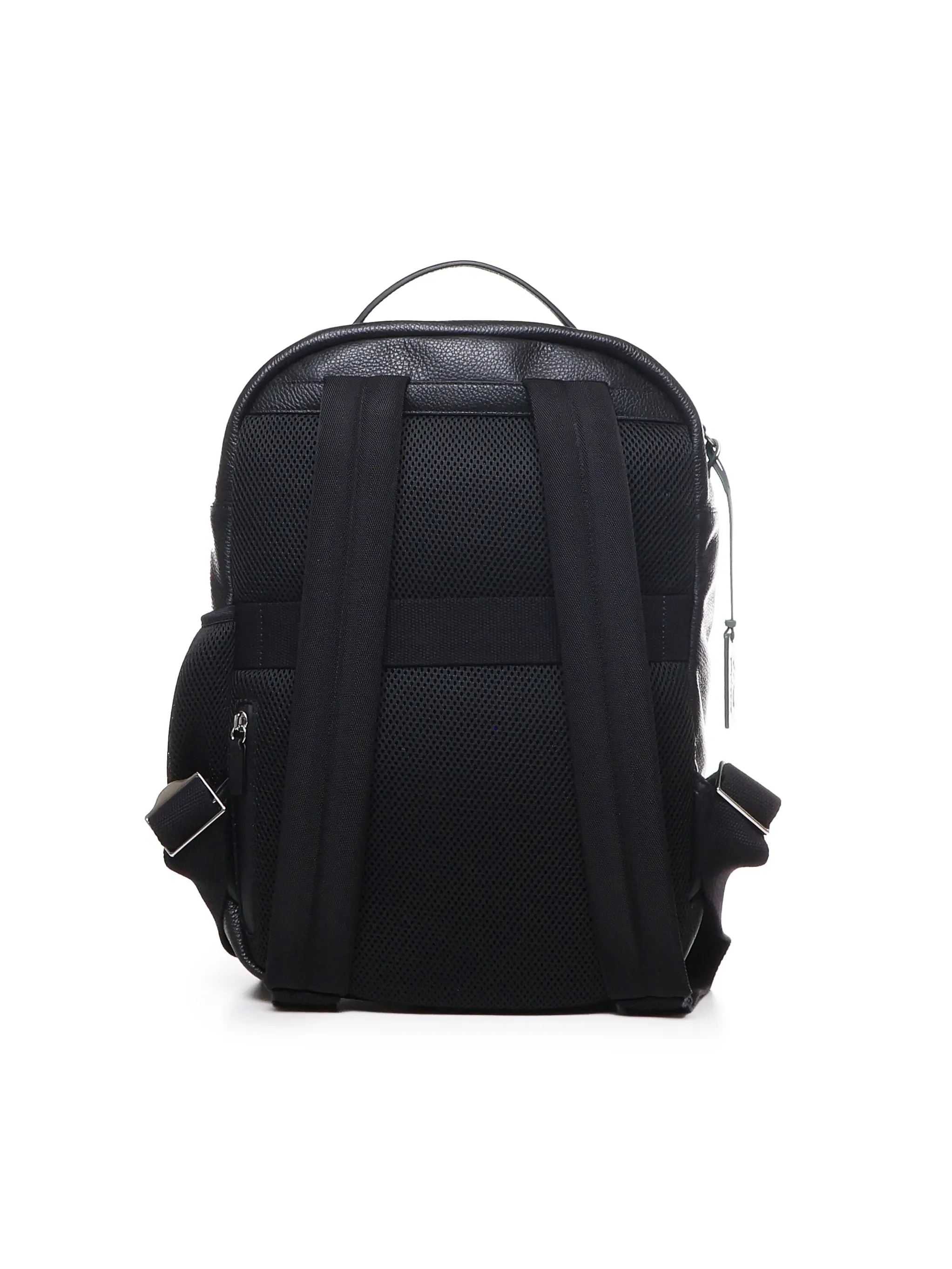 Black Polyamide Soft Backpack