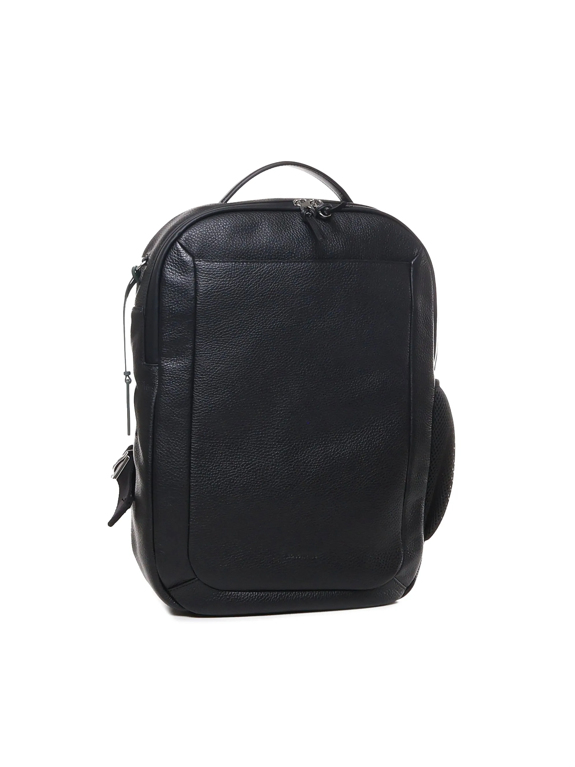 Black Polyamide Soft Backpack