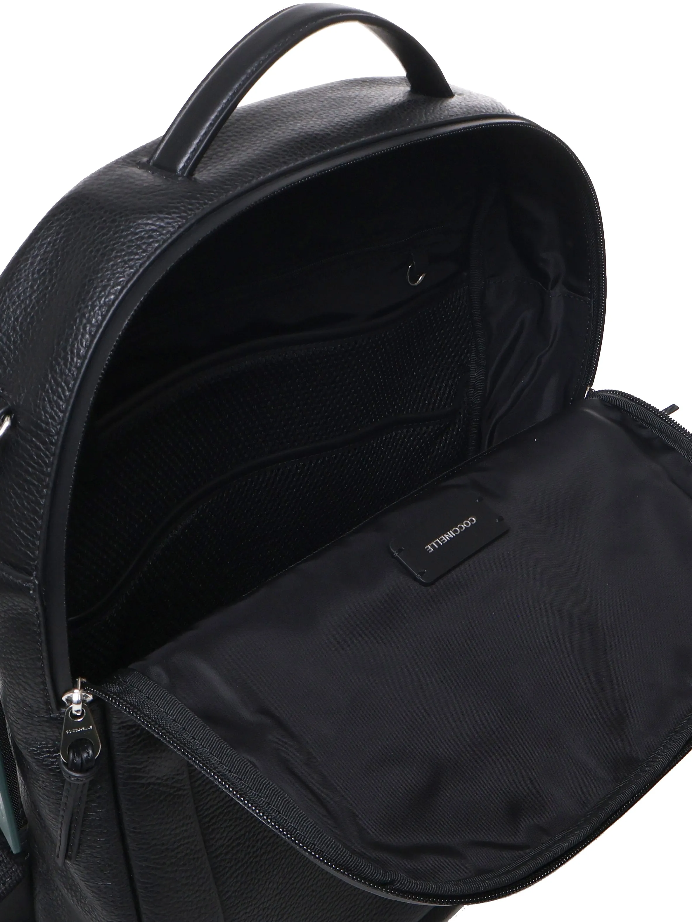 Black Polyamide Soft Backpack