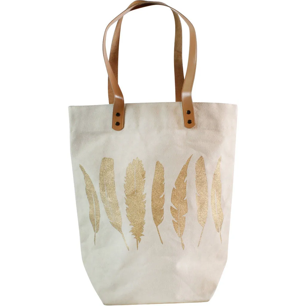 Bohemian Tote Feathers