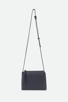 BRIDGET ITALIAN LEATHER CROSSBODY BAG IN NAVY