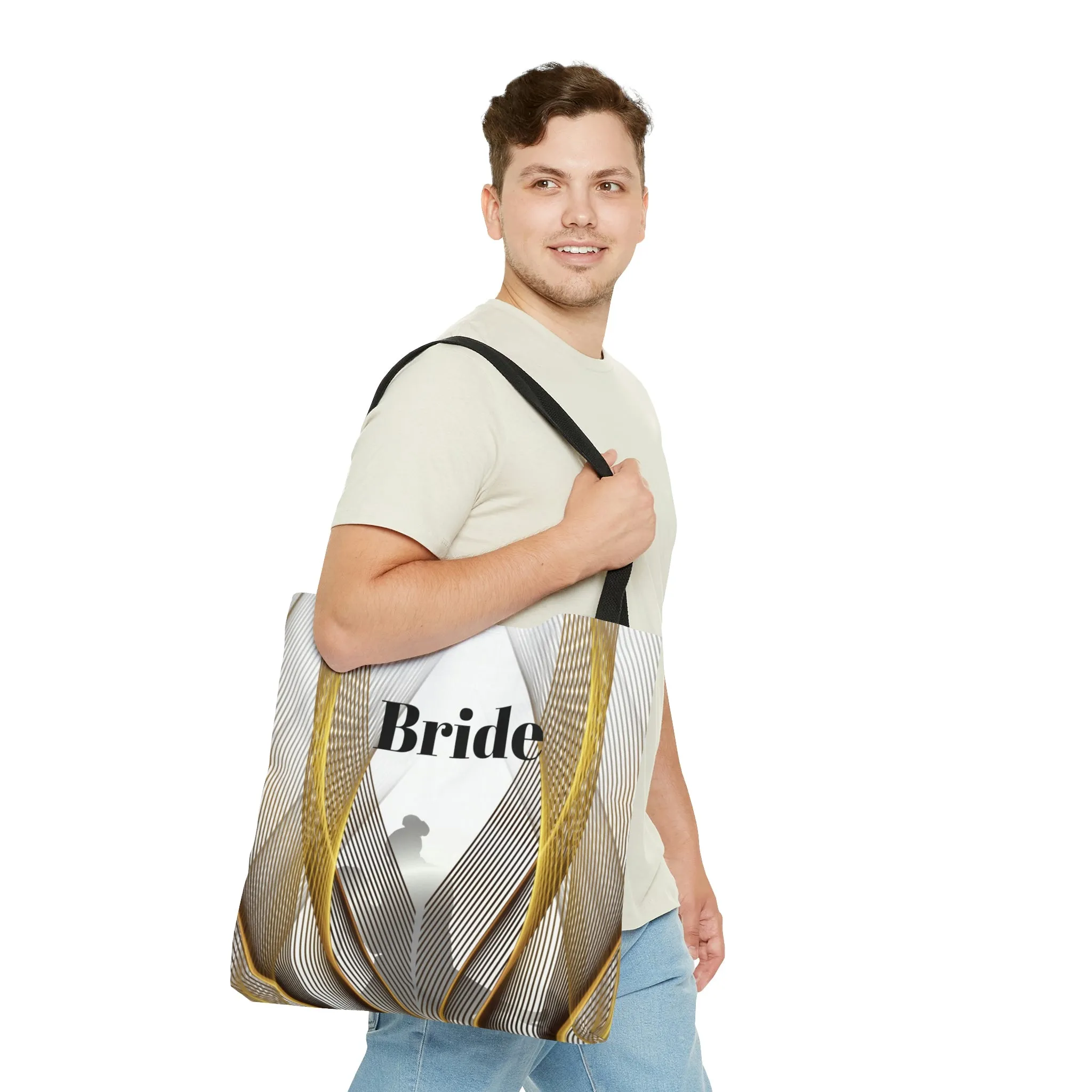 Custom Bridal Tote | White  Bag | Practical Wedding Gift | Bridal Shower Gifts | Women Engagement |  Bride to be Handbag Gift