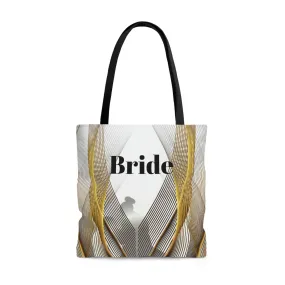 Custom Bridal Tote | White  Bag | Practical Wedding Gift | Bridal Shower Gifts | Women Engagement |  Bride to be Handbag Gift