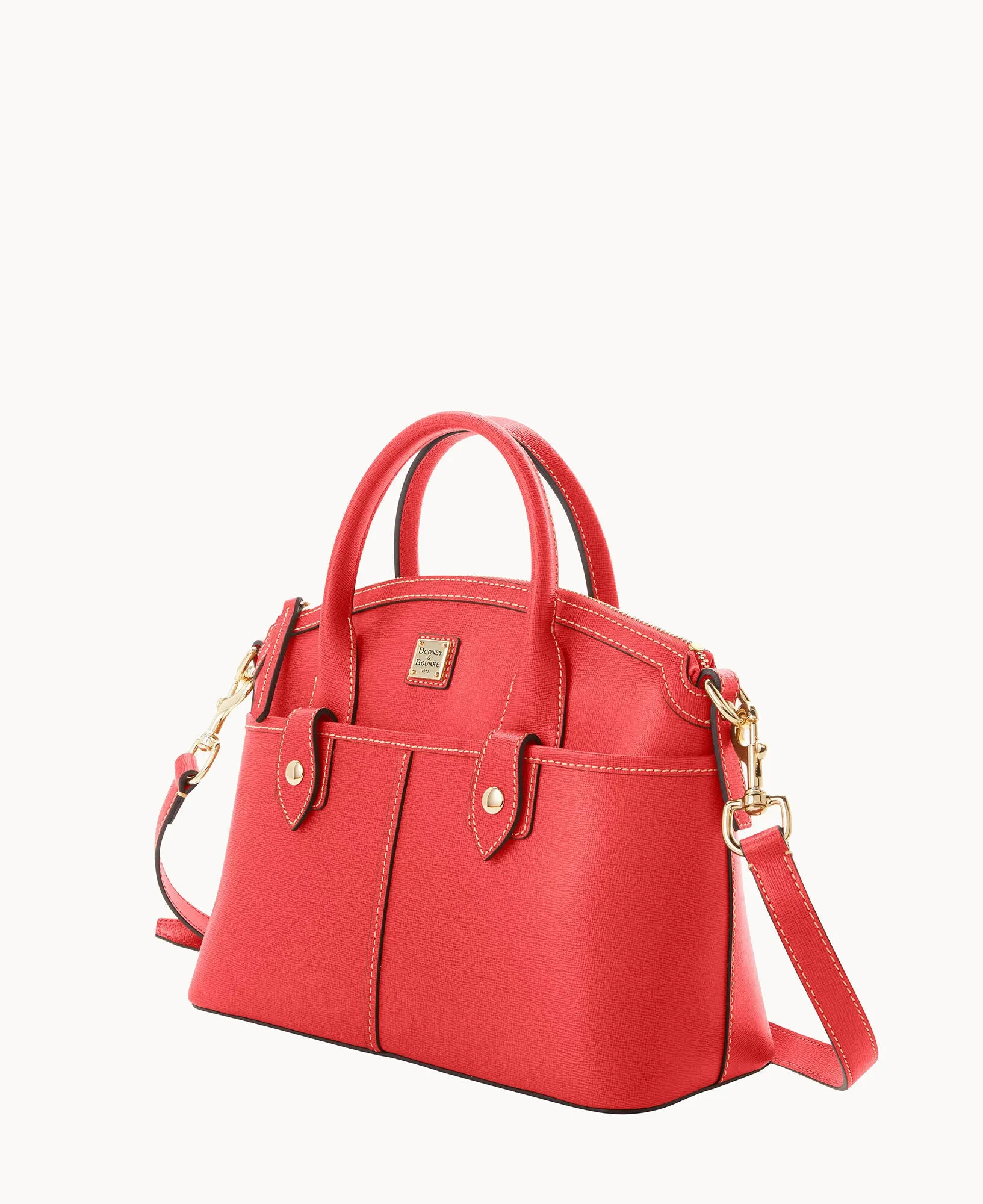 Dooney & Bourke Saffiano Domed Satchel Handbag