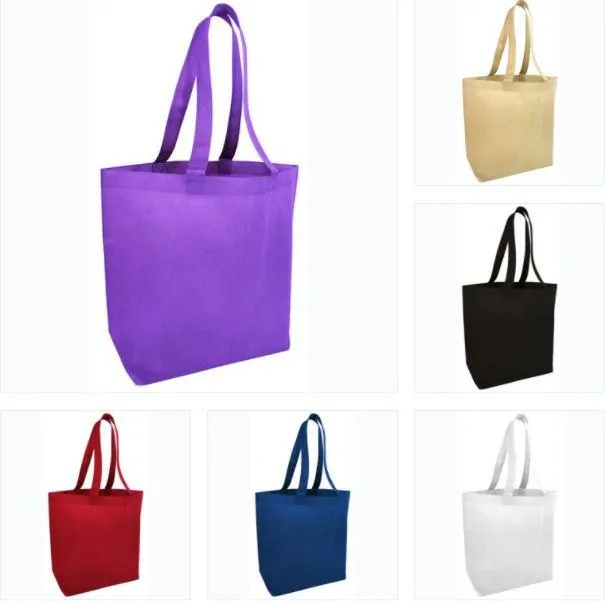 Economical Promotional Large Tote Bags with Bottom Gusset - GN25