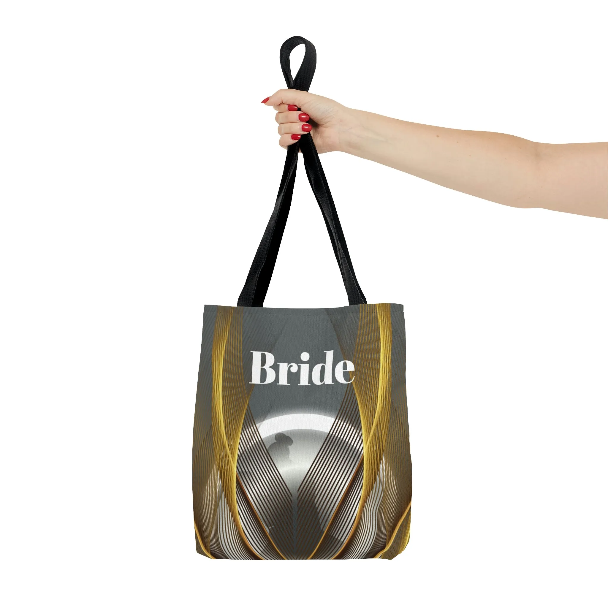 Grey Bridal tote