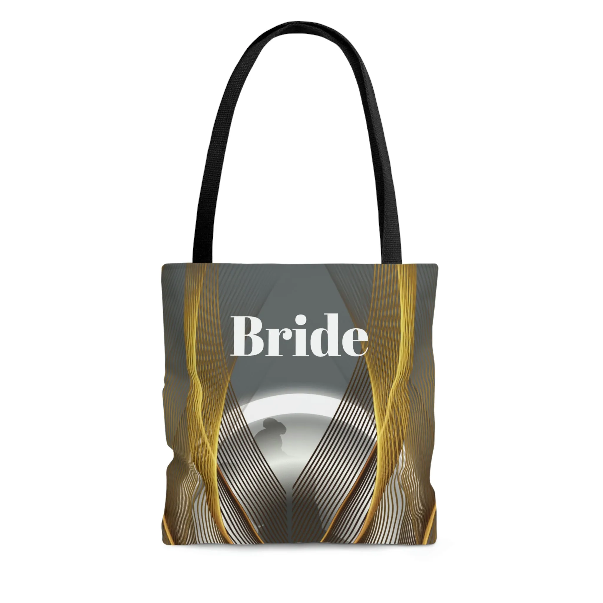 Grey Bridal tote