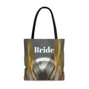 Grey Bridal tote