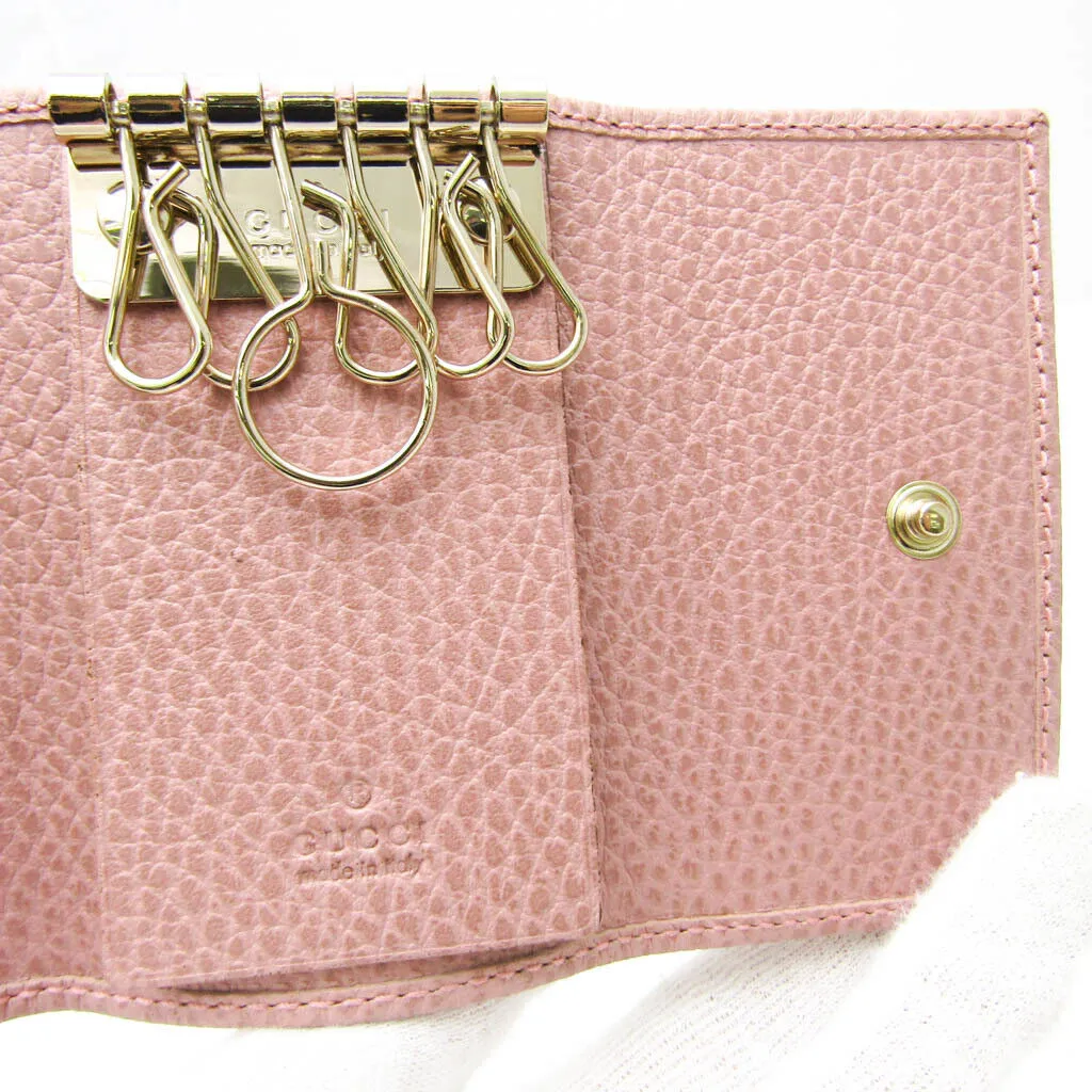 Gucci Women's Leather Key Case Pink