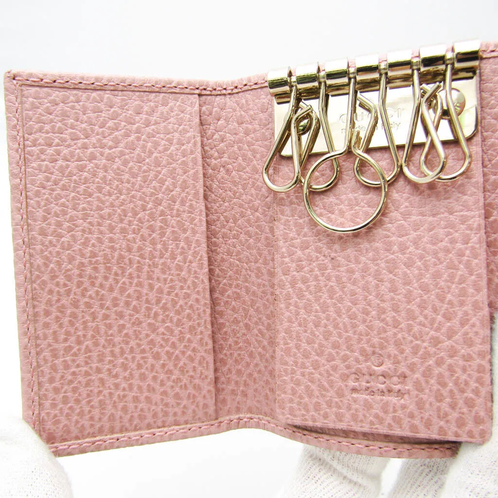 Gucci Women's Leather Key Case Pink