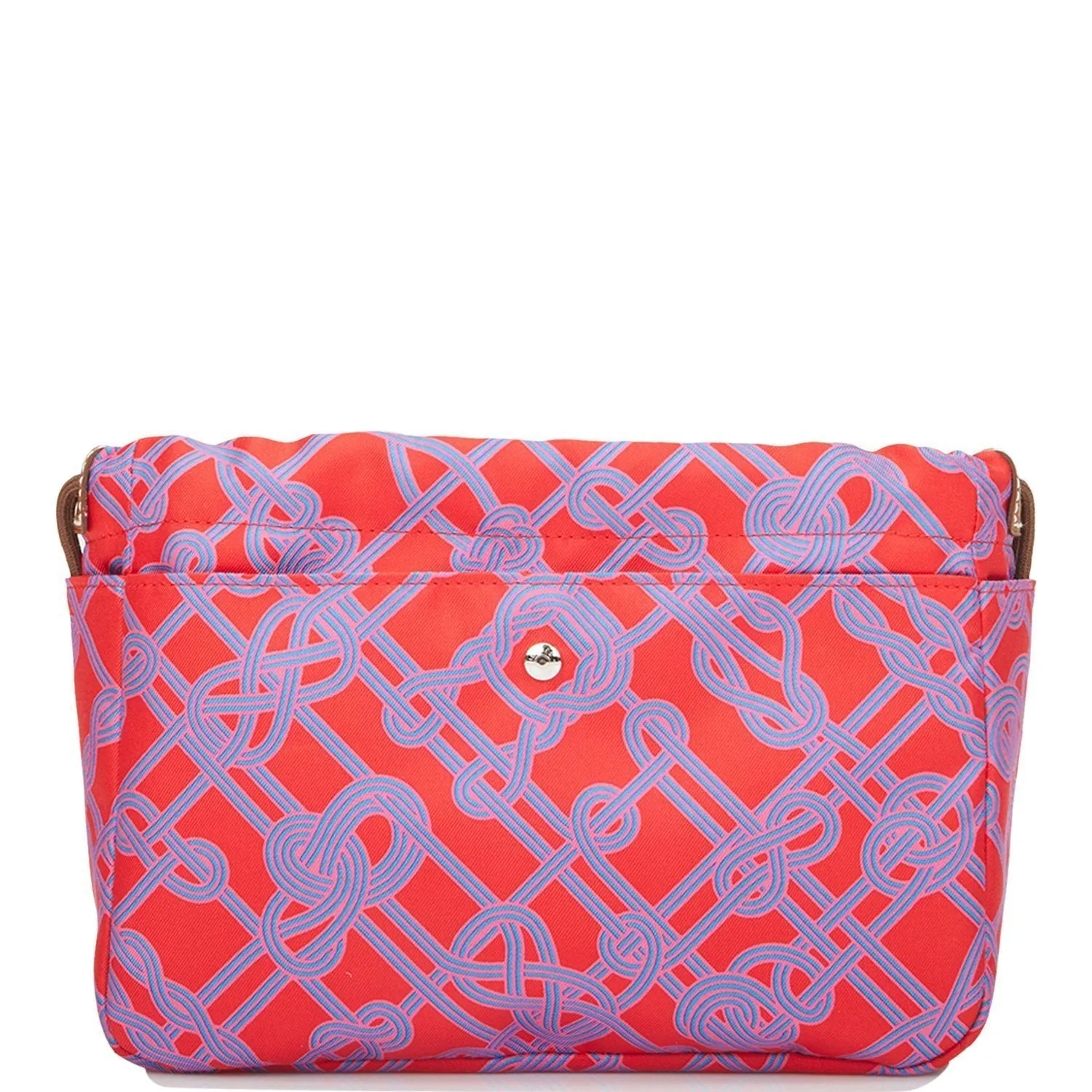 Hermes Fourbi 20 Rouge de Coeur Noeud Marin Silk and Barenia Palladium Hardware