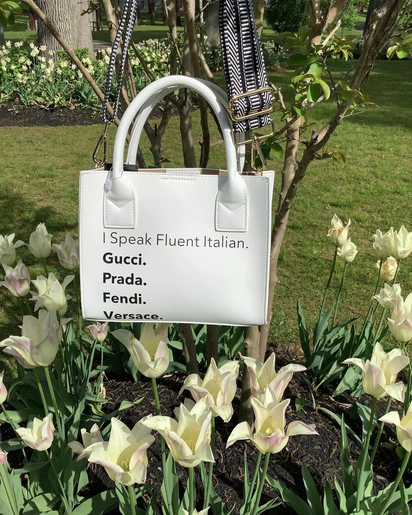 I Speak Fluid Italian Mini Tote - Assorted Colors