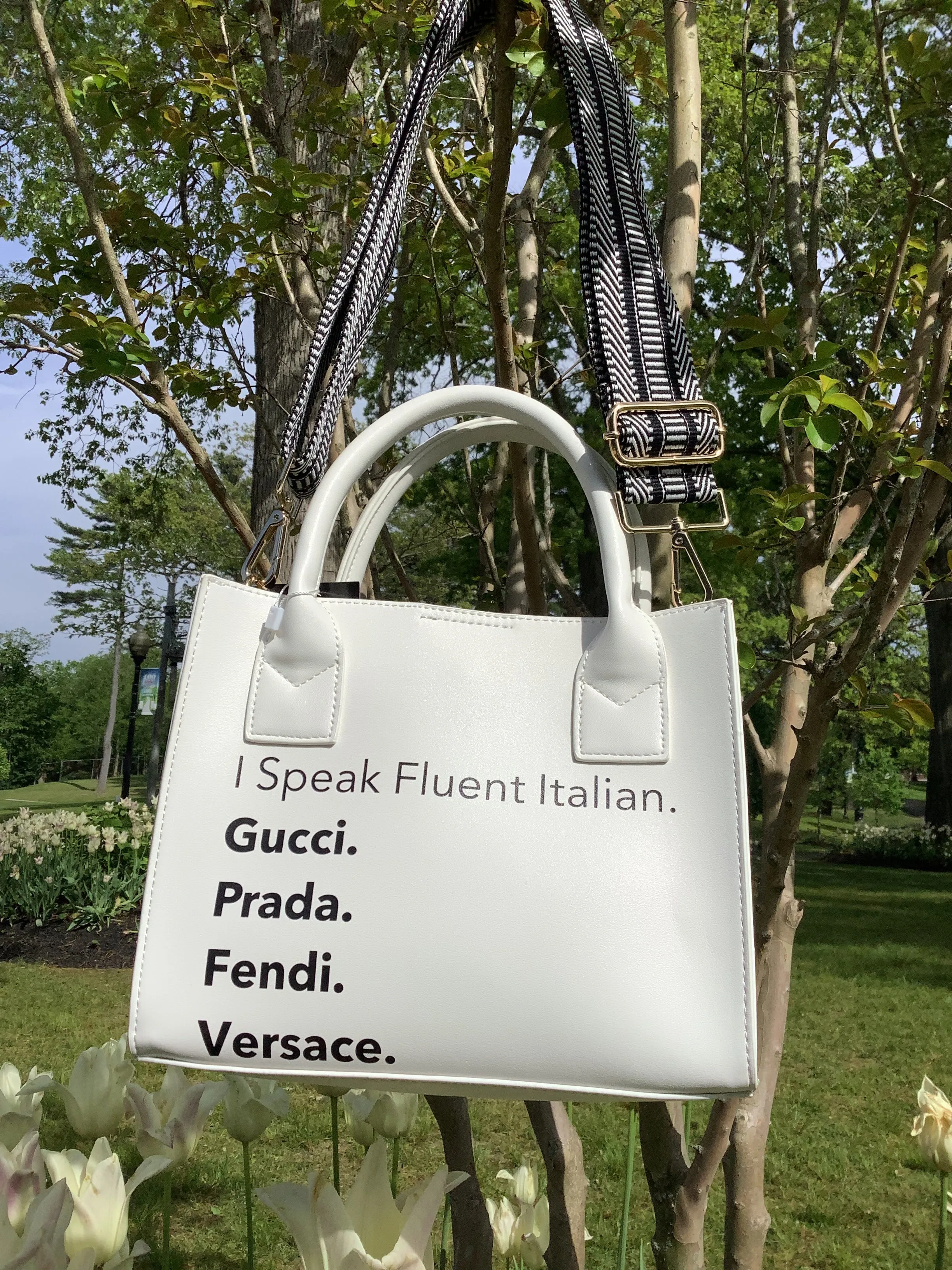 I Speak Fluid Italian Mini Tote - Assorted Colors