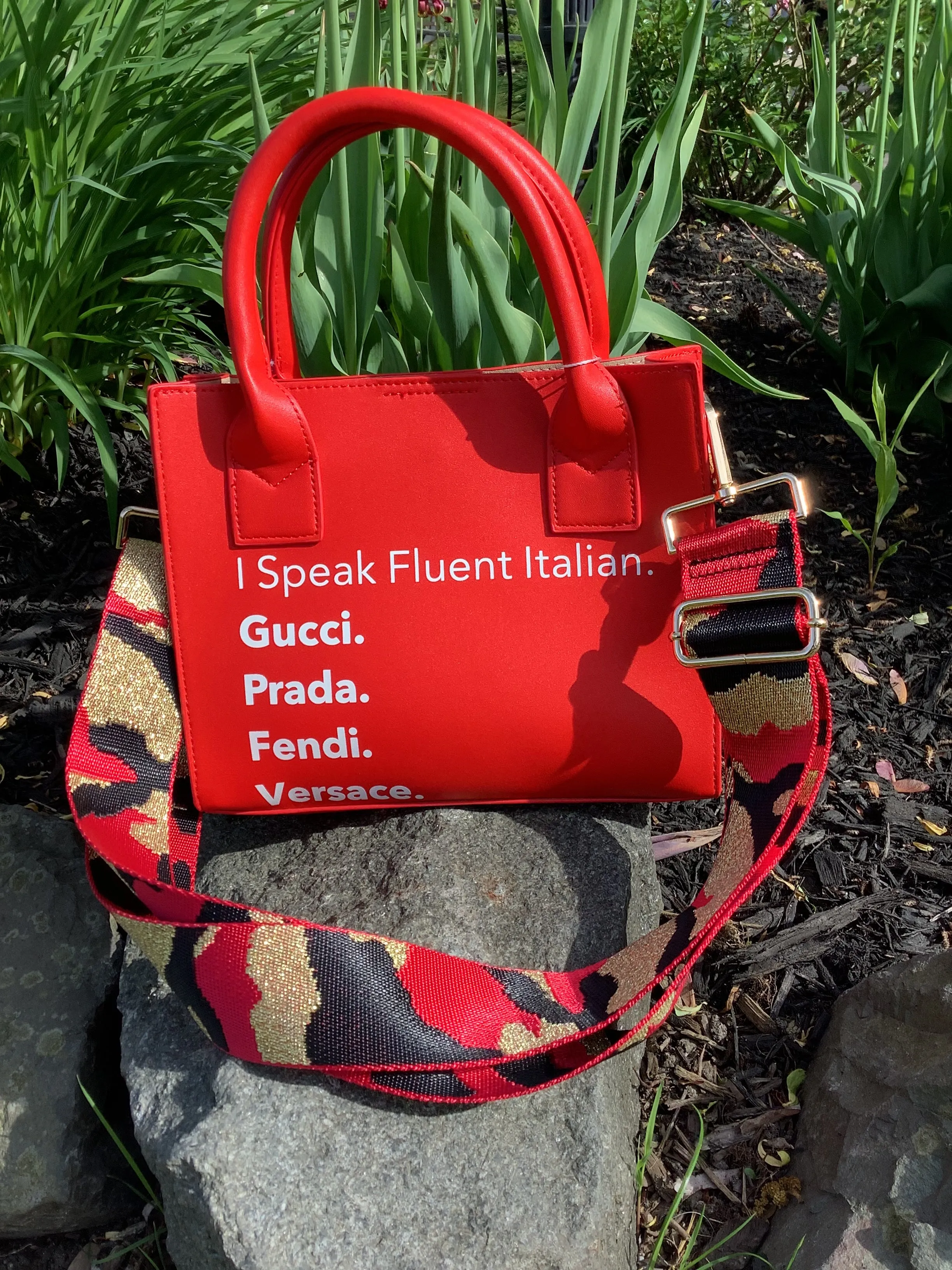 I Speak Fluid Italian Mini Tote - Assorted Colors