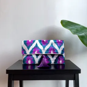 Ikat Clutch Bag Firenze