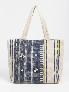 KEEM - HAND BLOCK COTTON PRINTED TOTE BAG