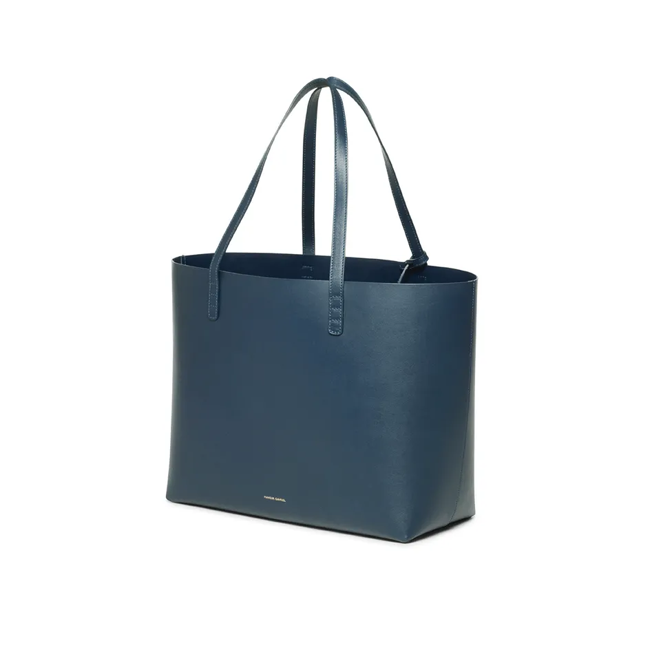 Large Calf Coated Leather Tote