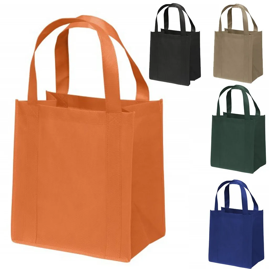 Large Reusable Grocery Bags - Shopping Bags with Hook and Loop Closure - GN45L