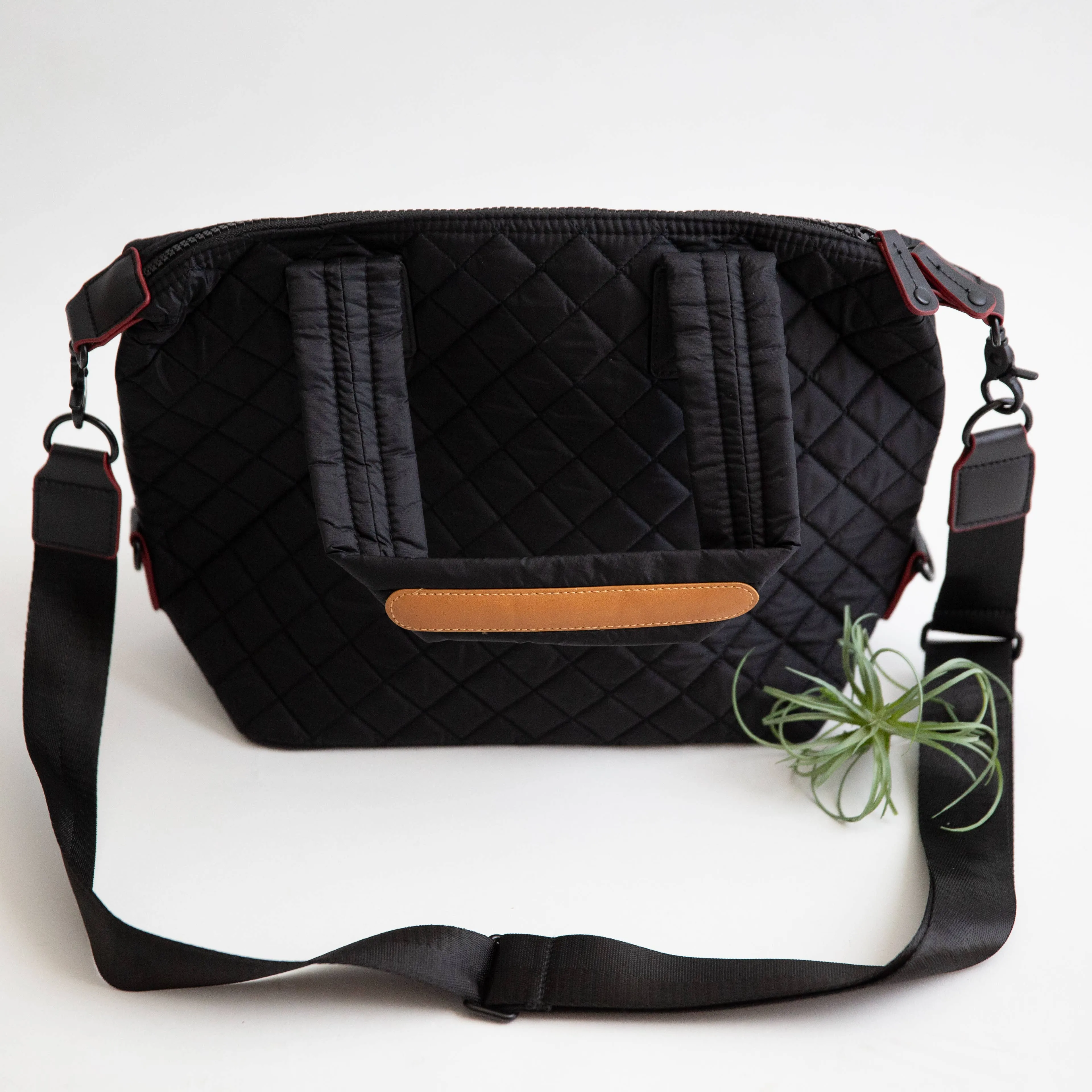 Madeline Quilted Crossbody Bag and Pouch