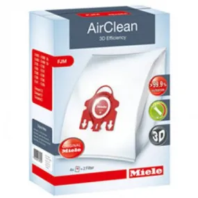 Miele FJM 3D Efficiency Air Clean Vacuum Bags (4 Bags   2 Filters)