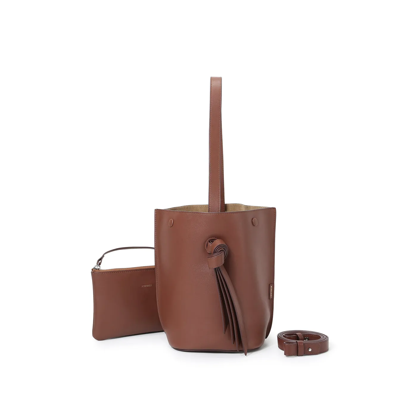 Orukami Knot Petit Sac Seau - Caramel