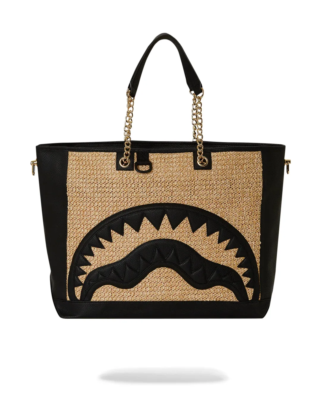 Raffia Shark Tote