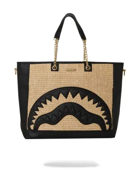 Raffia Shark Tote