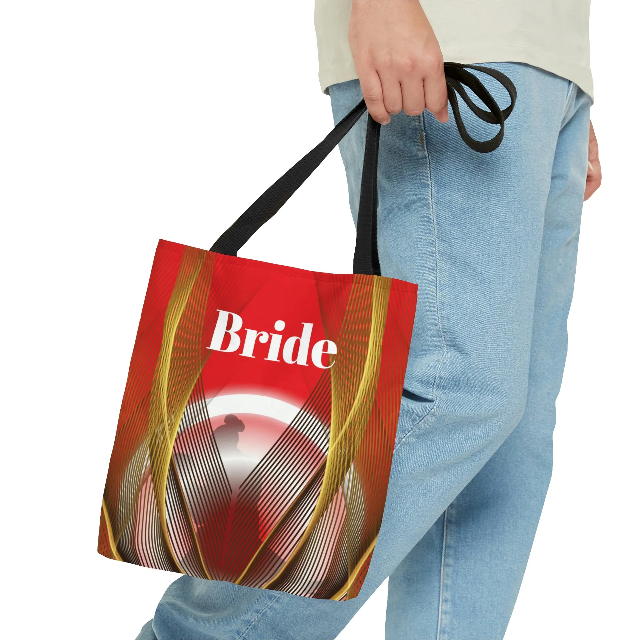 Red Bride Tote | Bridal Shower Gift |  Personalized Wedding Bag | Bride to Be | Wedding Gift For Her