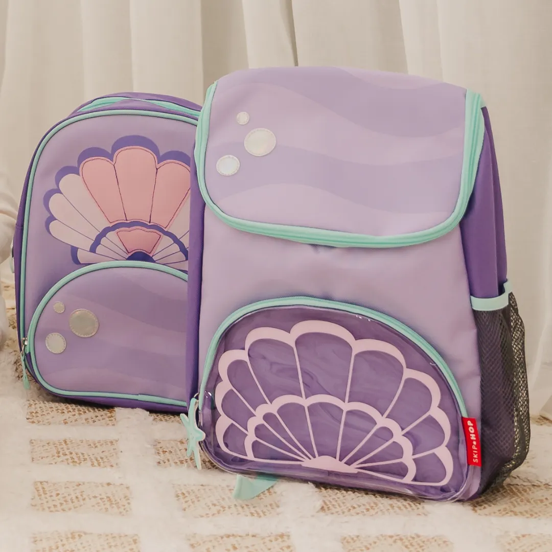 Skip Hop Spark Style Big Kid Backpack- Seashell