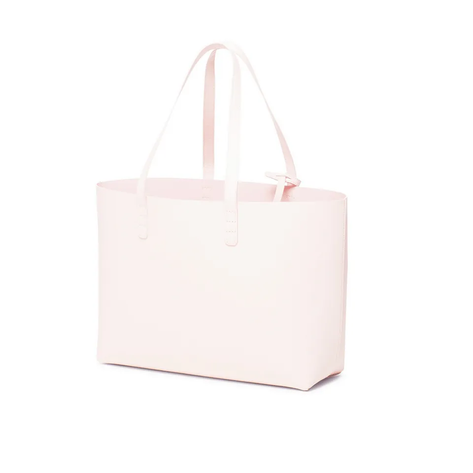 Small Calf Coated Leather Tote