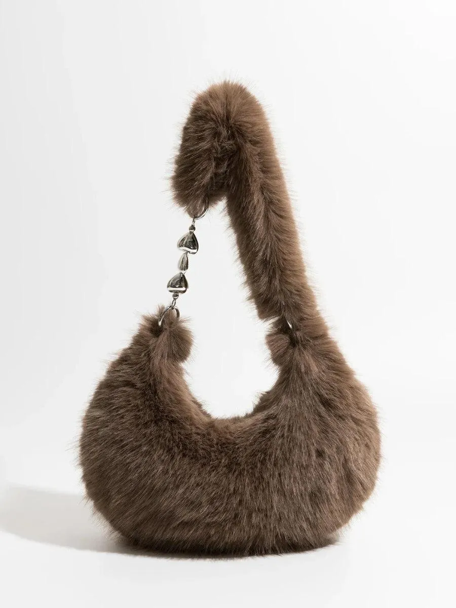 Soft Girl Fluffy Multifunctional Bag