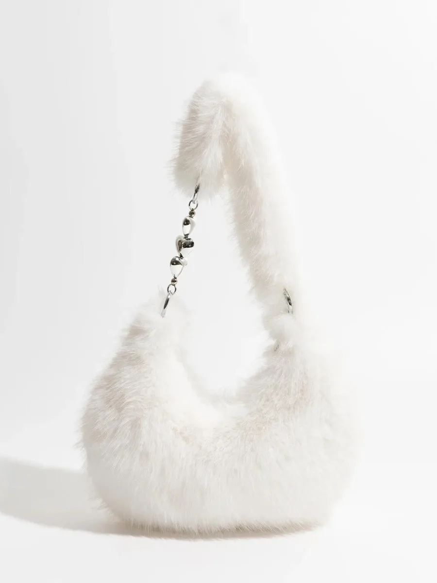 Soft Girl Fluffy Multifunctional Bag