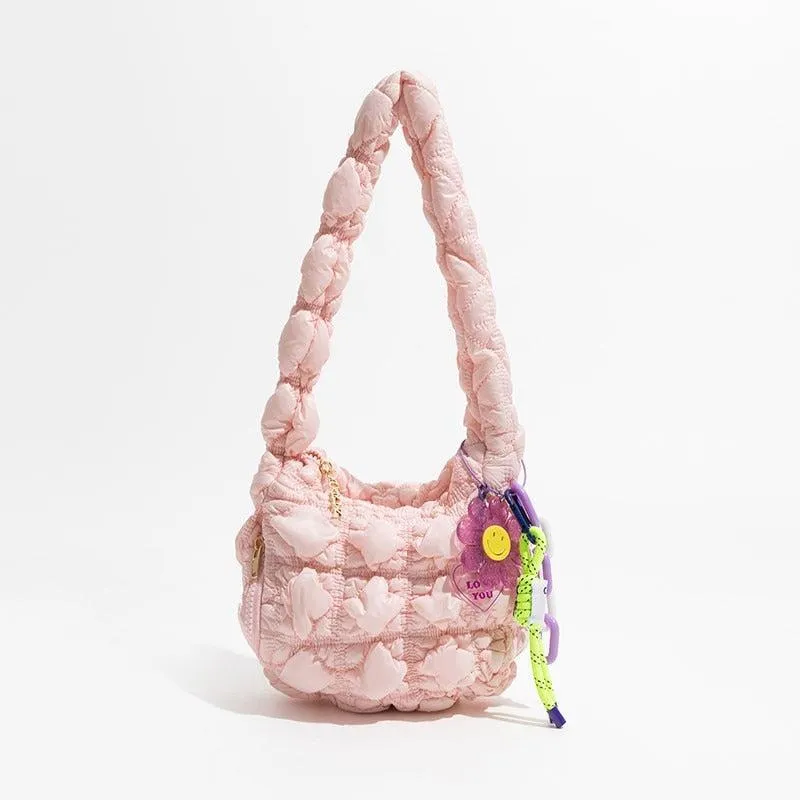 Soft Girl Quilted Handbag