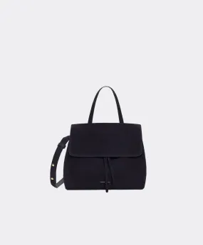 Suede Mini Lady Bag - Black