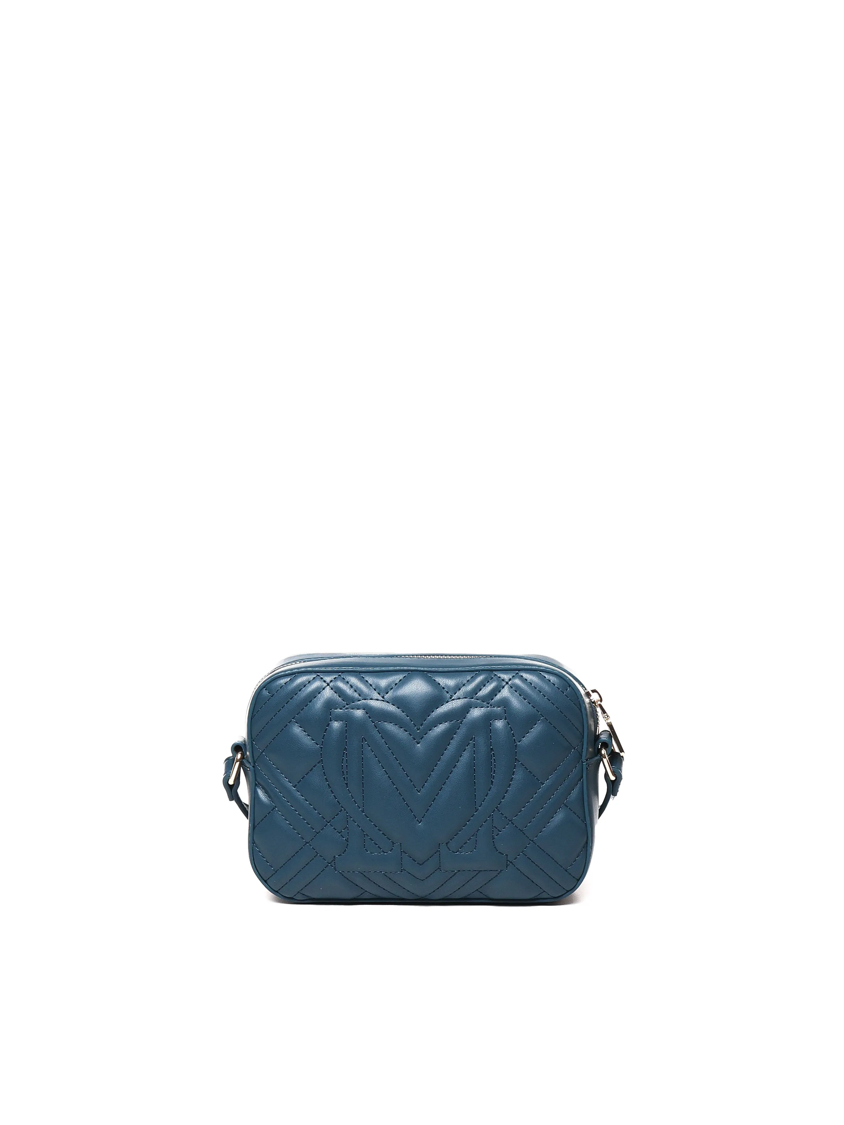 Teal Quilted Shoulder Bag