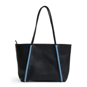 Tote Bag - Black/Sky Blue