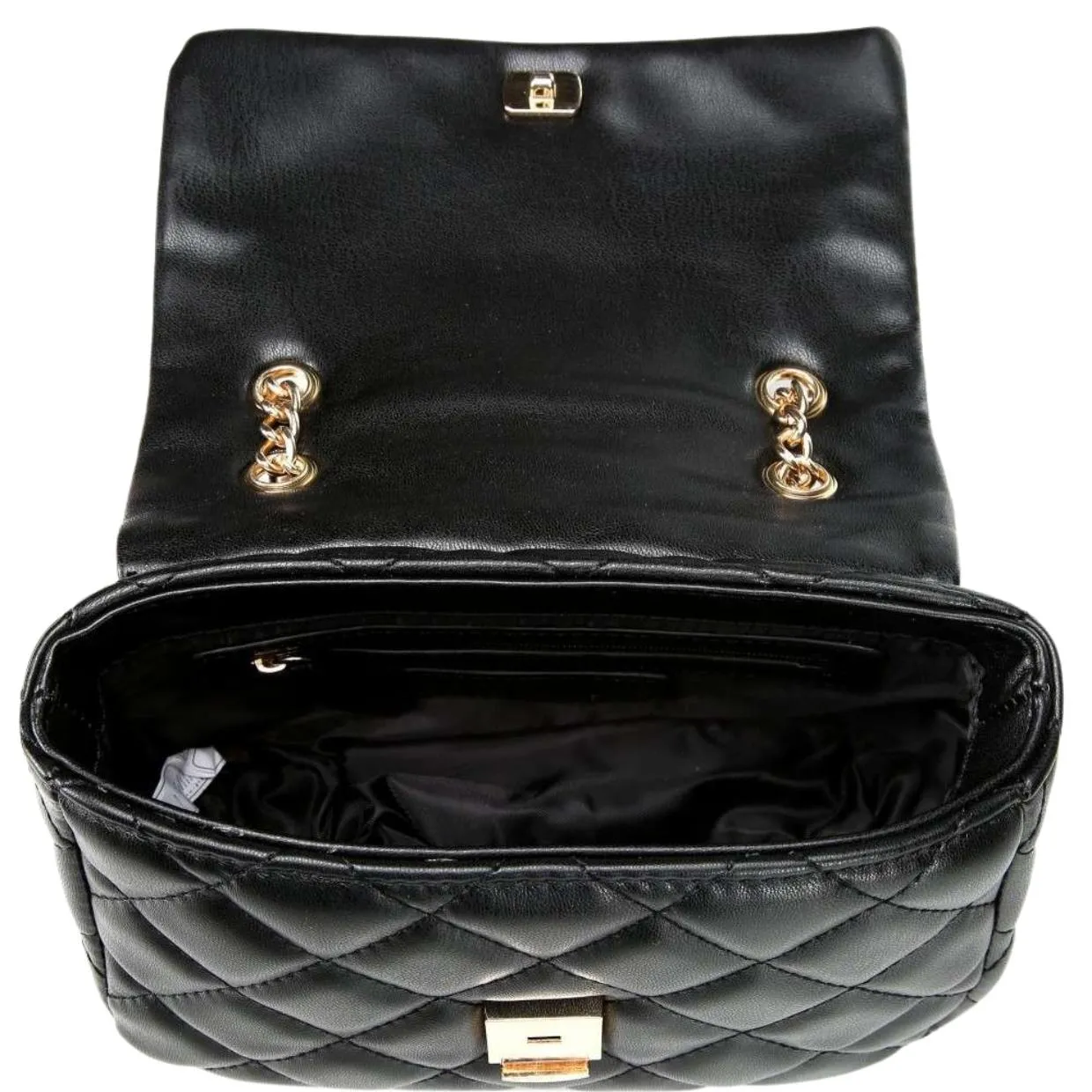 Valentino Bags Ocarina Black Quilted Small Shoulder Bag