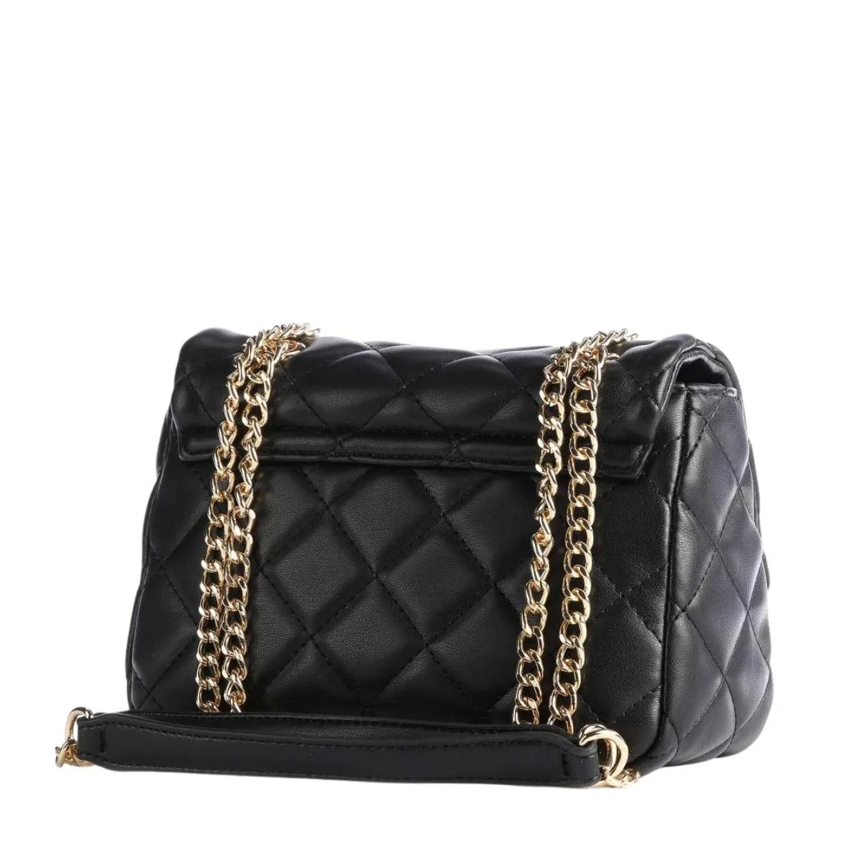 Valentino Bags Ocarina Black Quilted Small Shoulder Bag